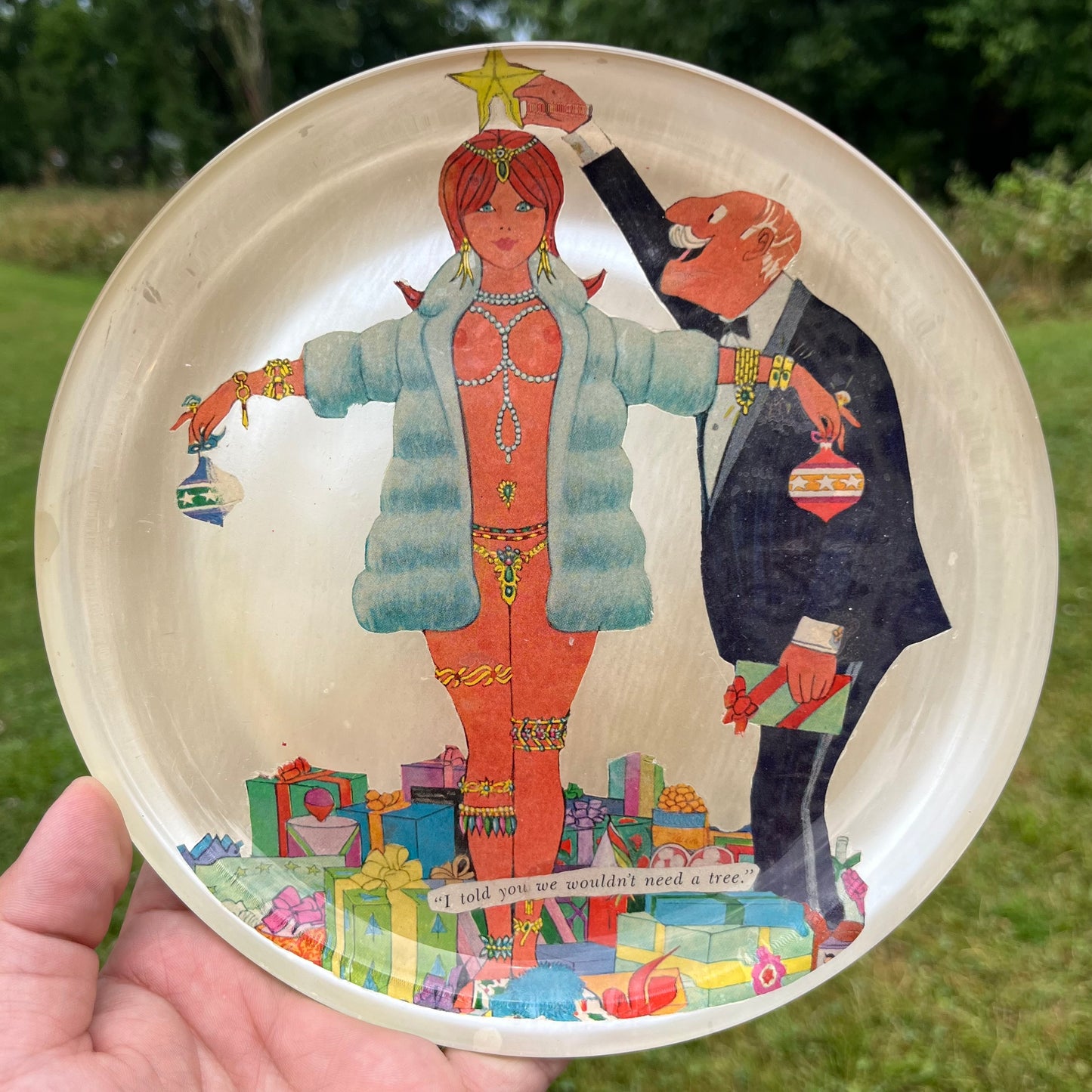 1969 Risque Dink Siegal plate.