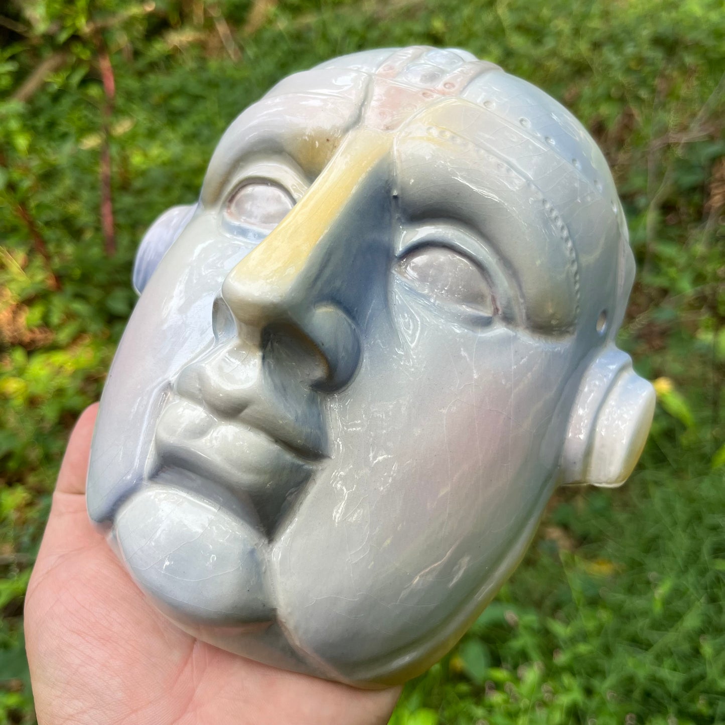 1978 Ceramic cyborg mask.