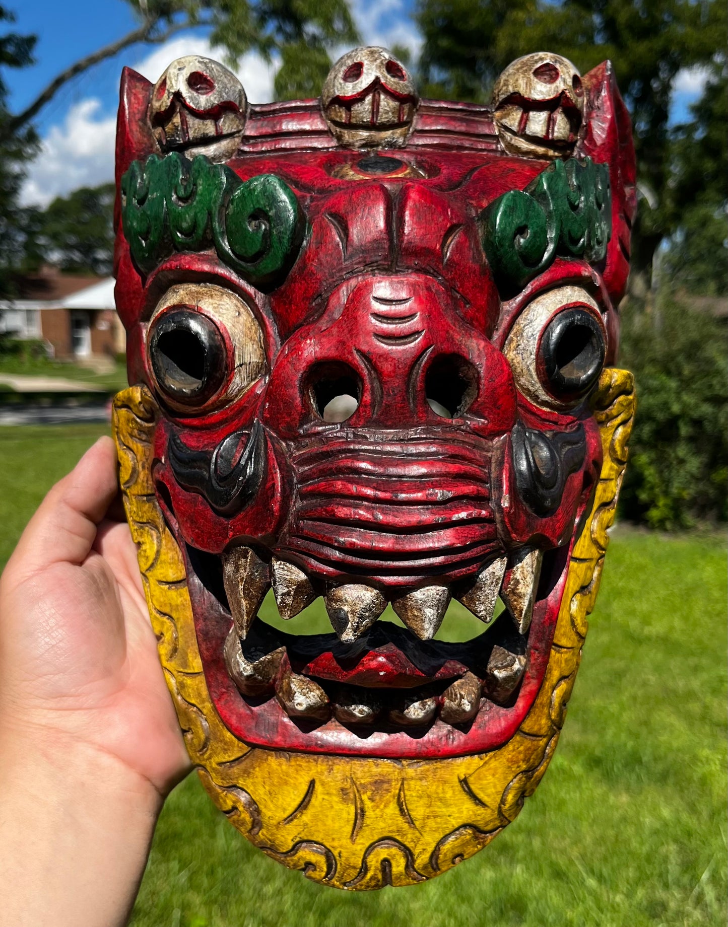 Vintage Nepali Snow lion.