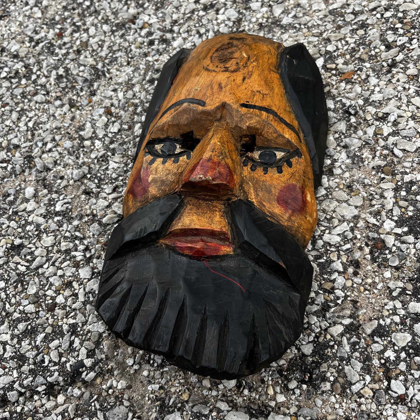 Vintage Guatemalan elder mask.