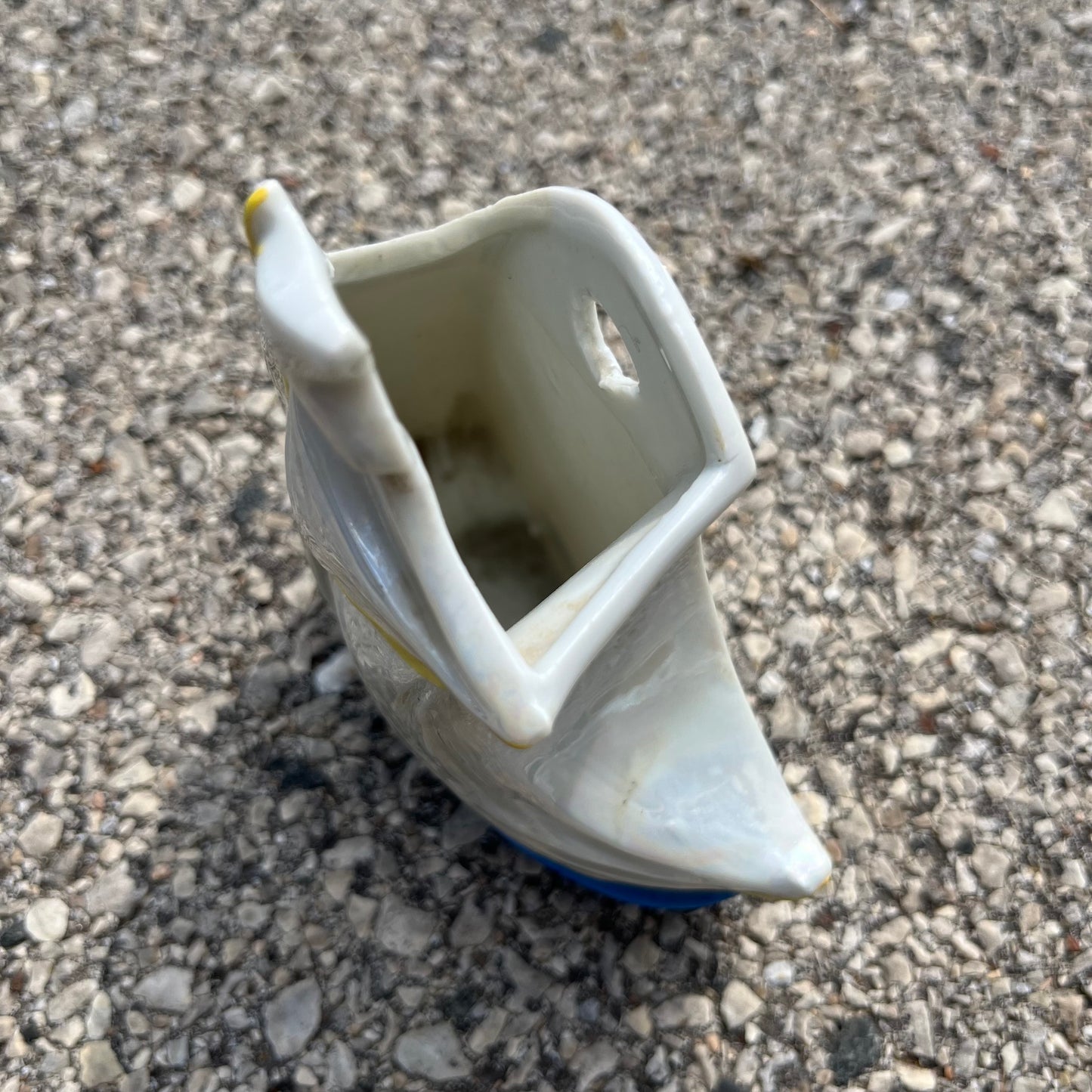 1960s Sailboat wall pocket.