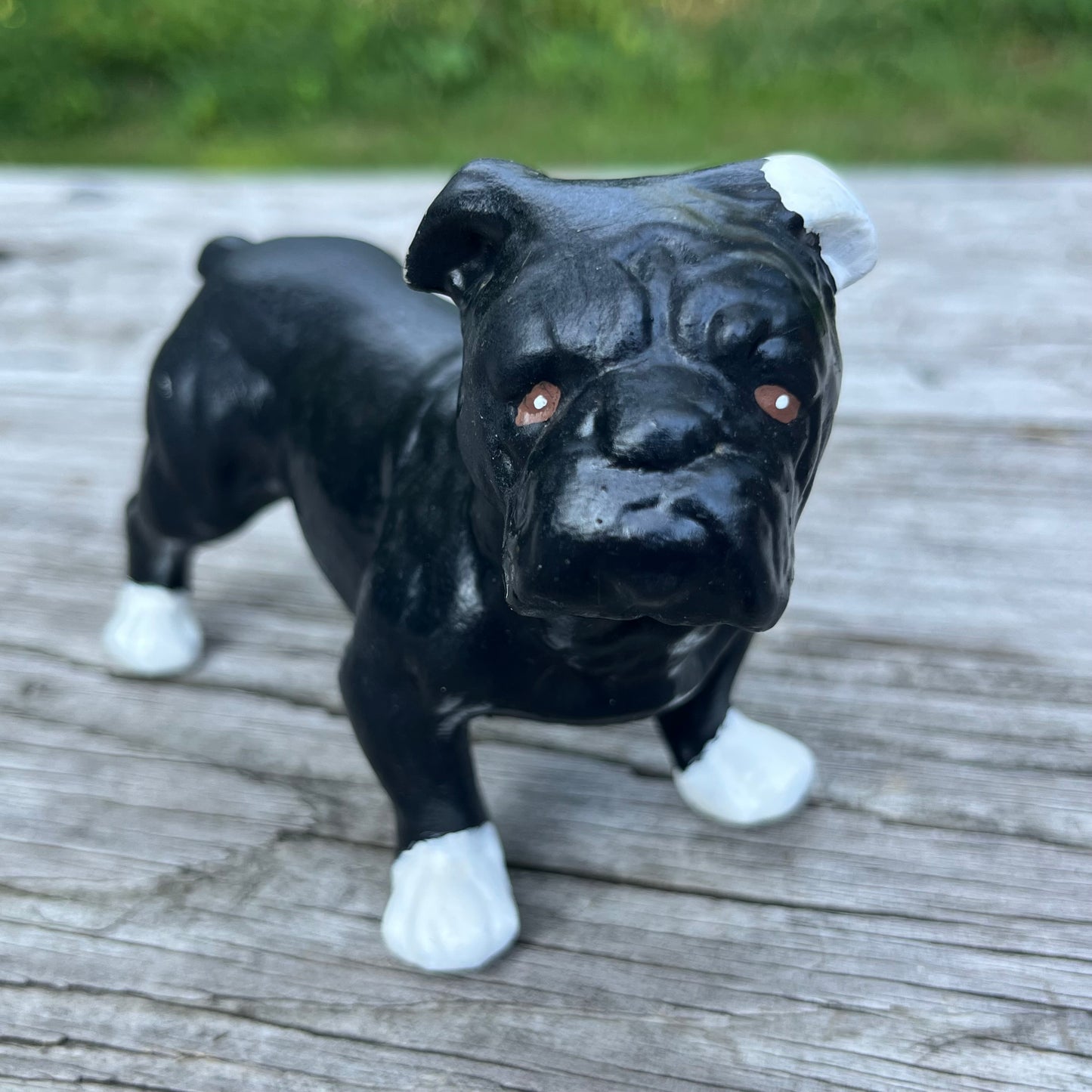 Vintage ceramic bulldog.