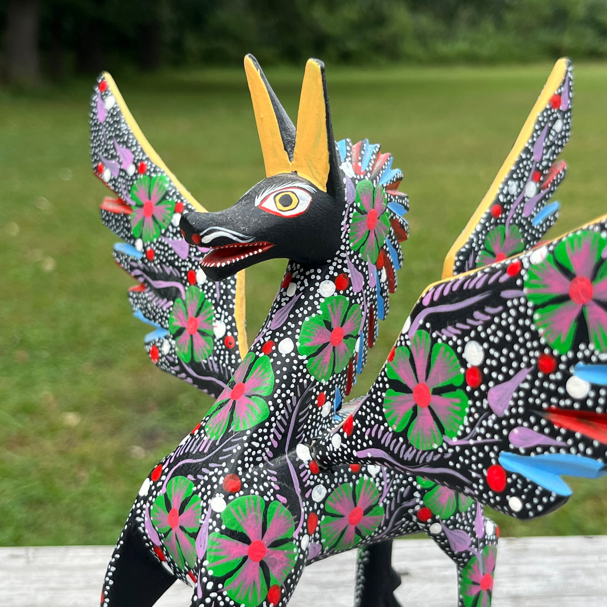 90s hand crafted Oaxacan Pegasus Alebrije.