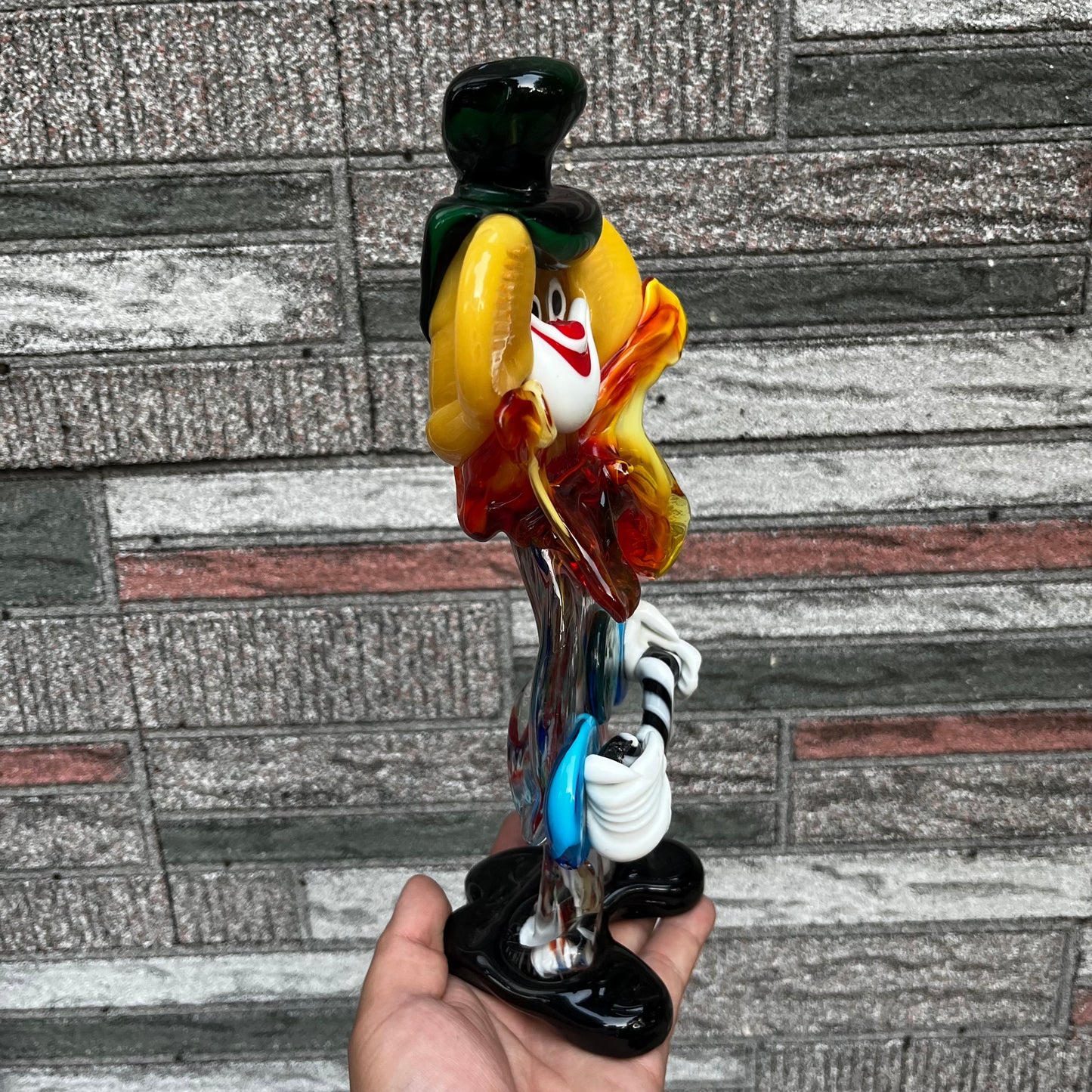Large 1960s Glass blown Murano clown.