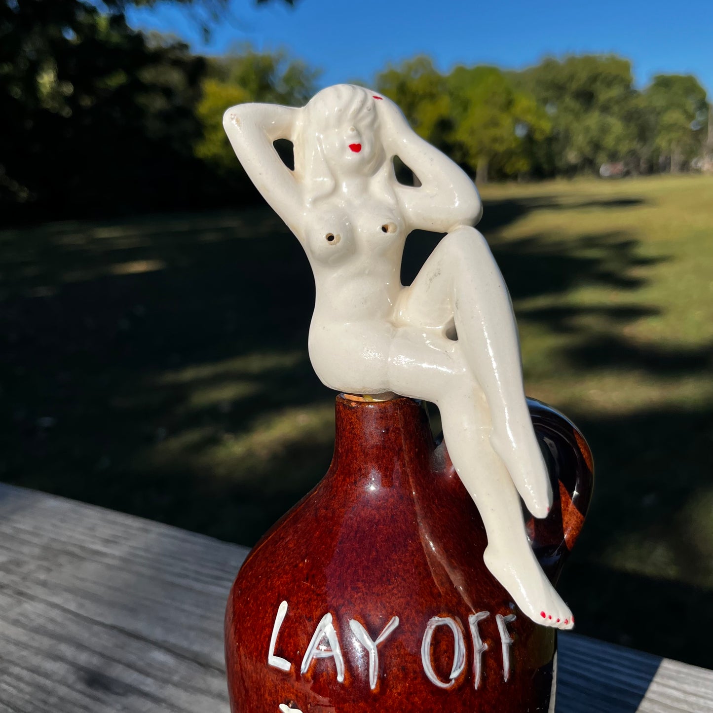 1950s Old Mans private stuff jug.