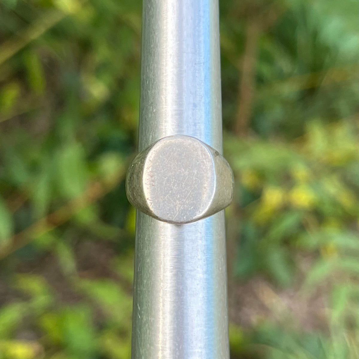 Vintage Sterling silver signet ring. Size 5.