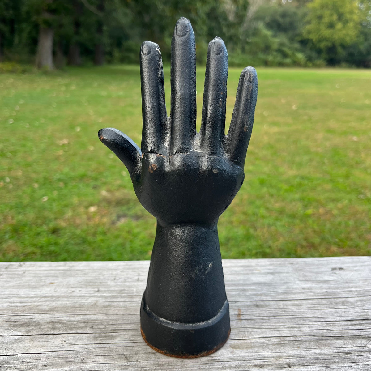Vintage cast iron hand.