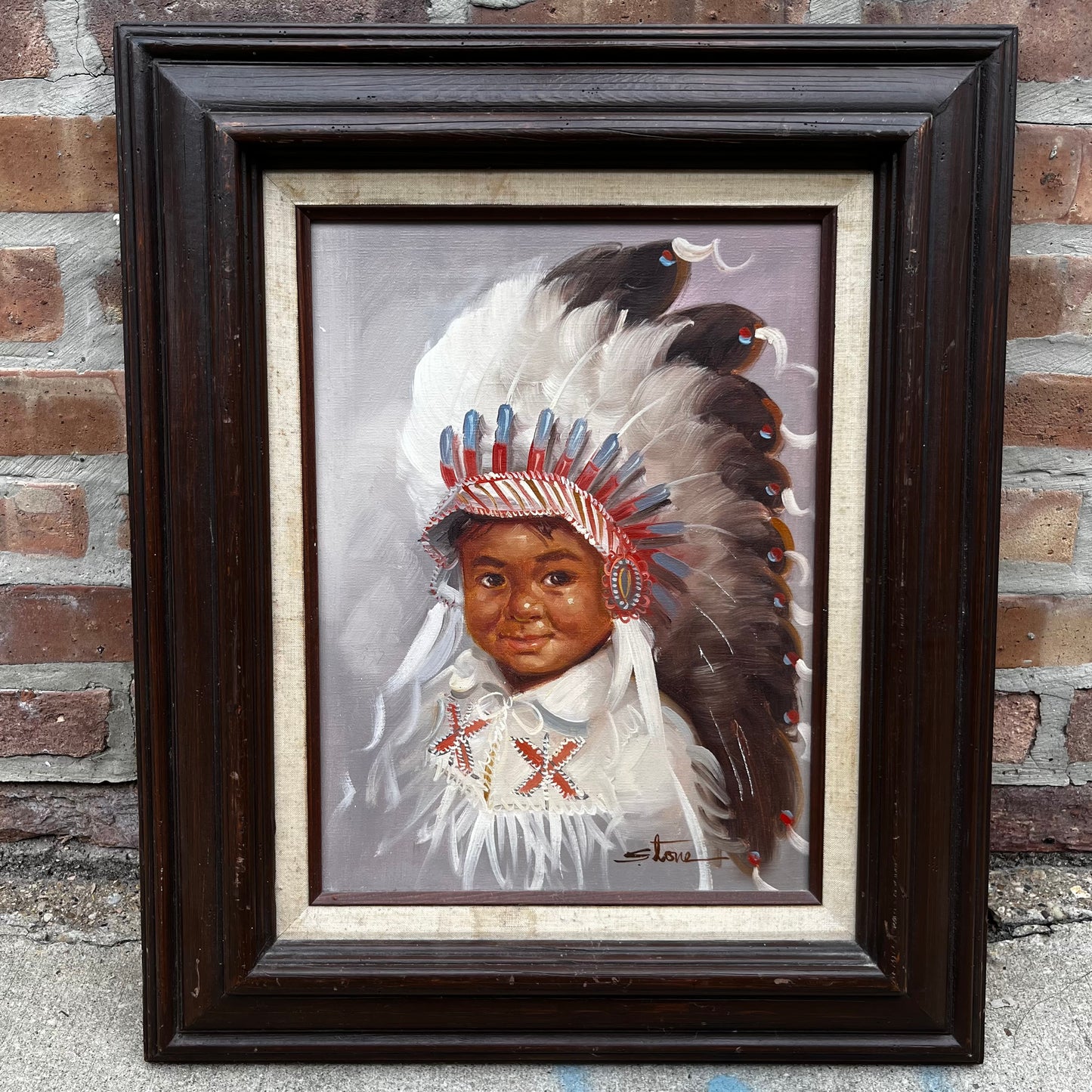 1980s Lil Chief painting.