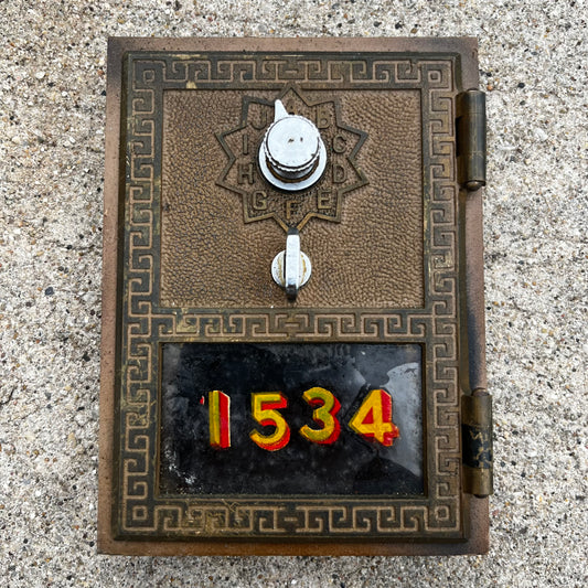 1957 U.S. P.O. Box door.