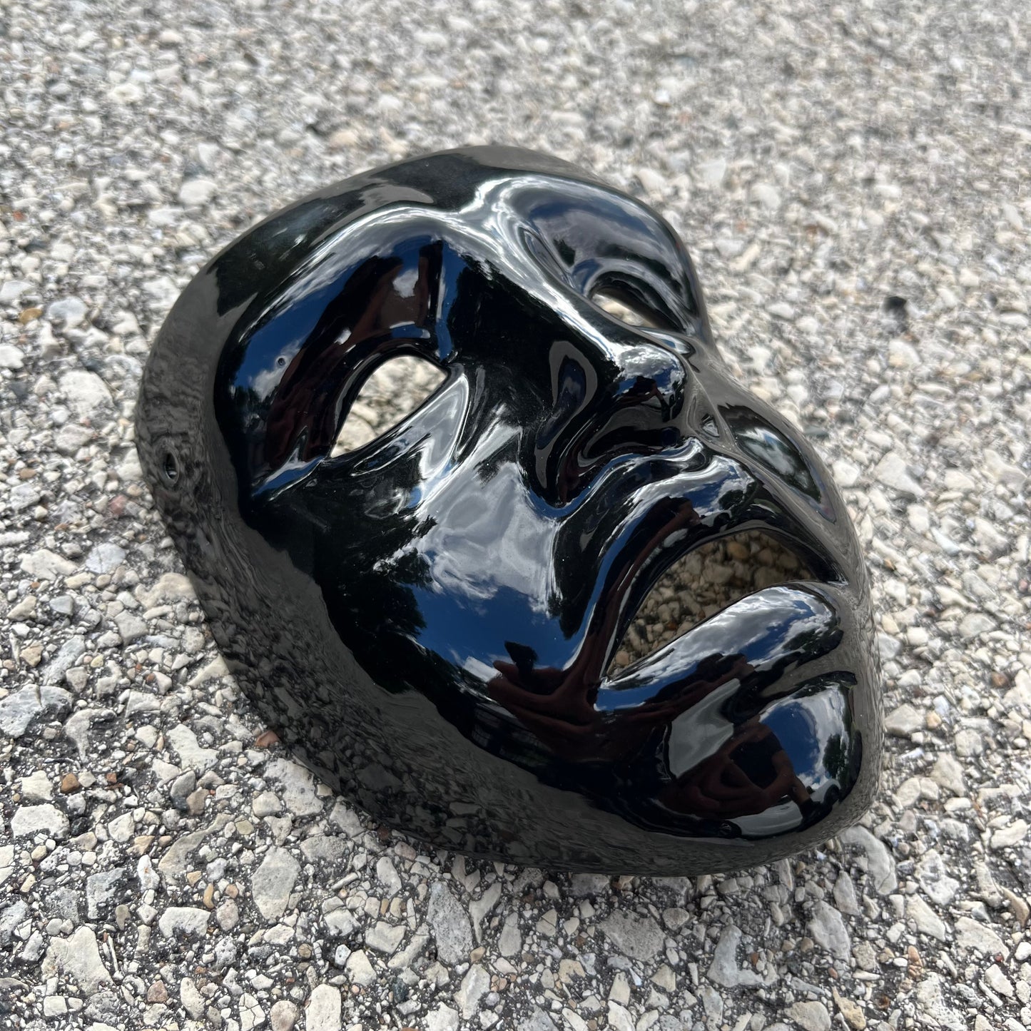 Vintage ceramic drama mask.