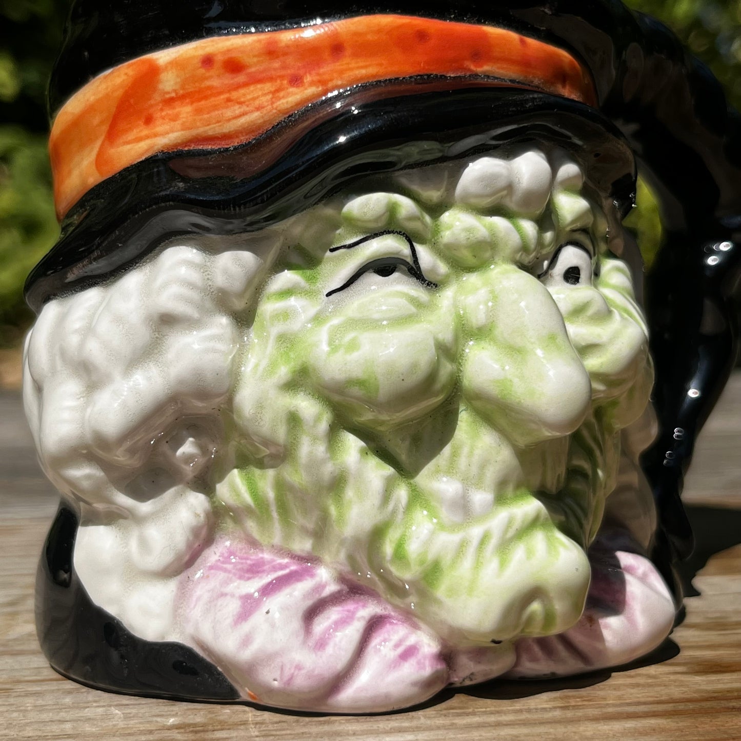 1987 Ceramic witchy mug.