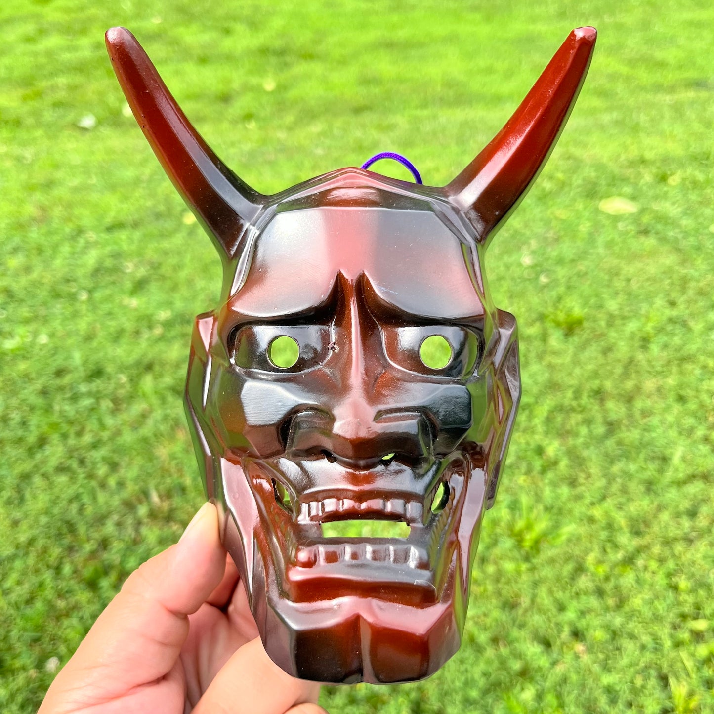 90s Ceramic Hannya noh mask.