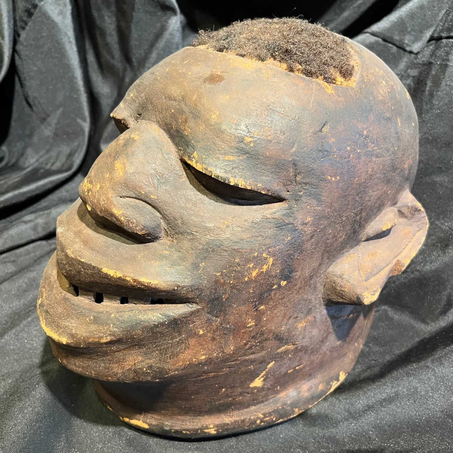 1940s African Lipiko Makonde helmet.