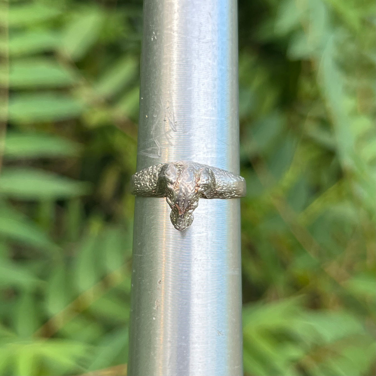 Vintage Sterling Silver pup ring. Size 10.25.