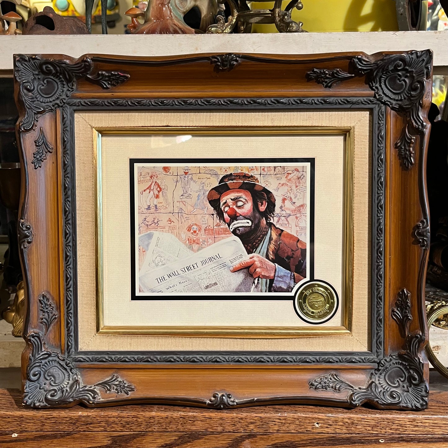90s Emmet Kelly Jr. O.G. circus collection print.