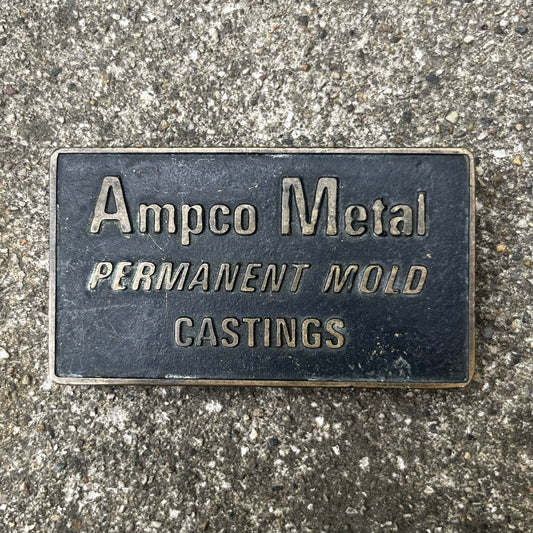 Vintage Ampco Metal belt buckle.
