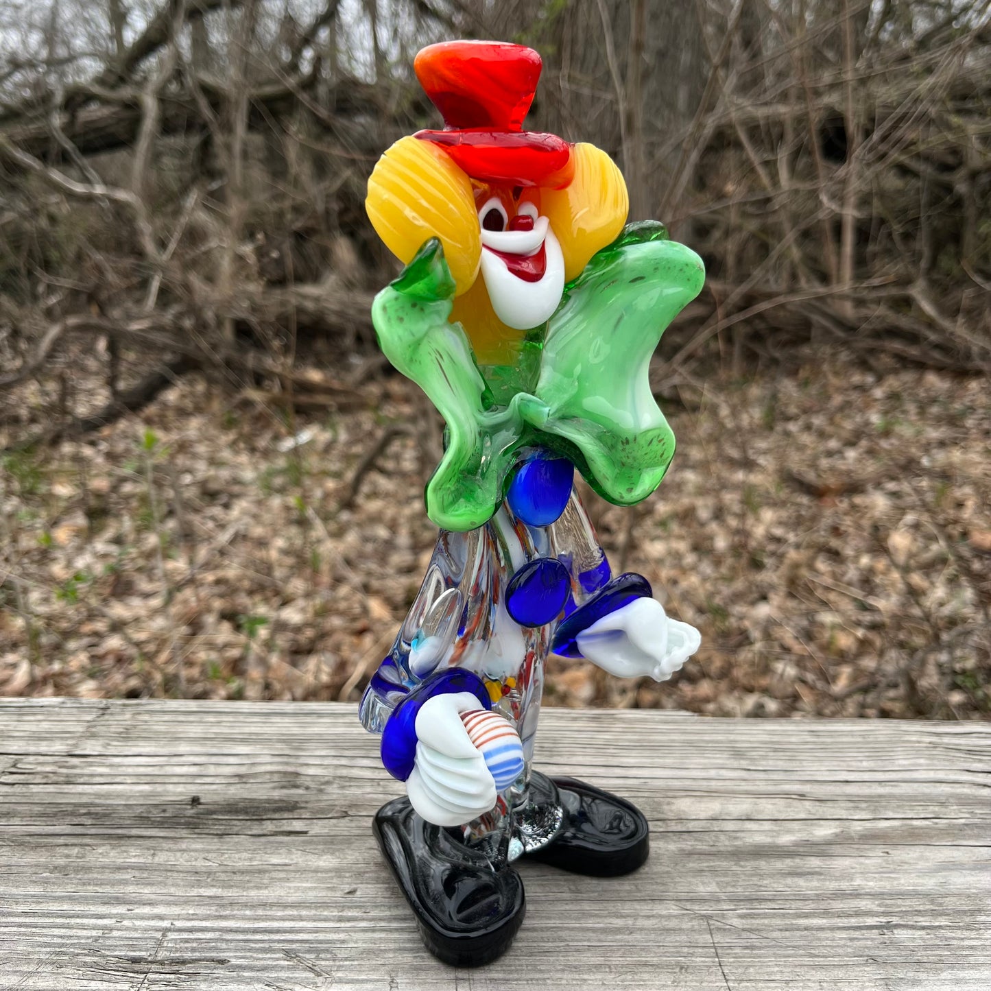 1960s Glass blown Murano clown.