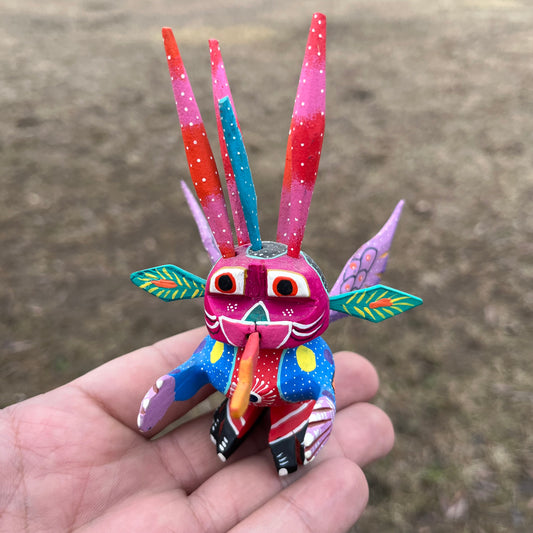 Vintage Oaxacan martian alebrije.