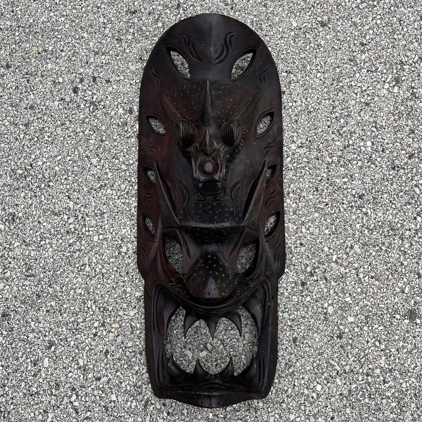 Vintage Filipino Bakunawa dragon mask.
