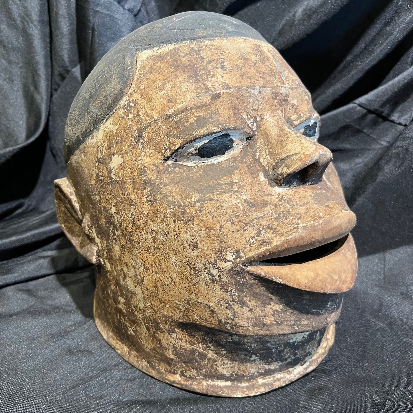 1940s Lipiko Makonde helmet.