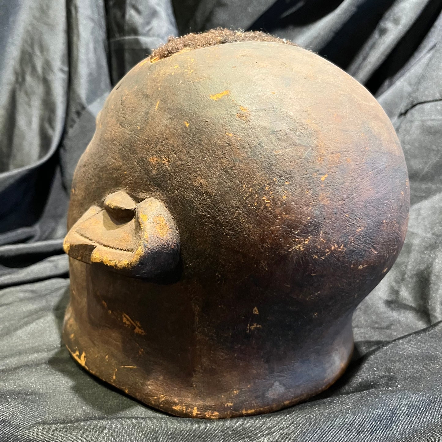 1940s African Lipiko Makonde helmet.