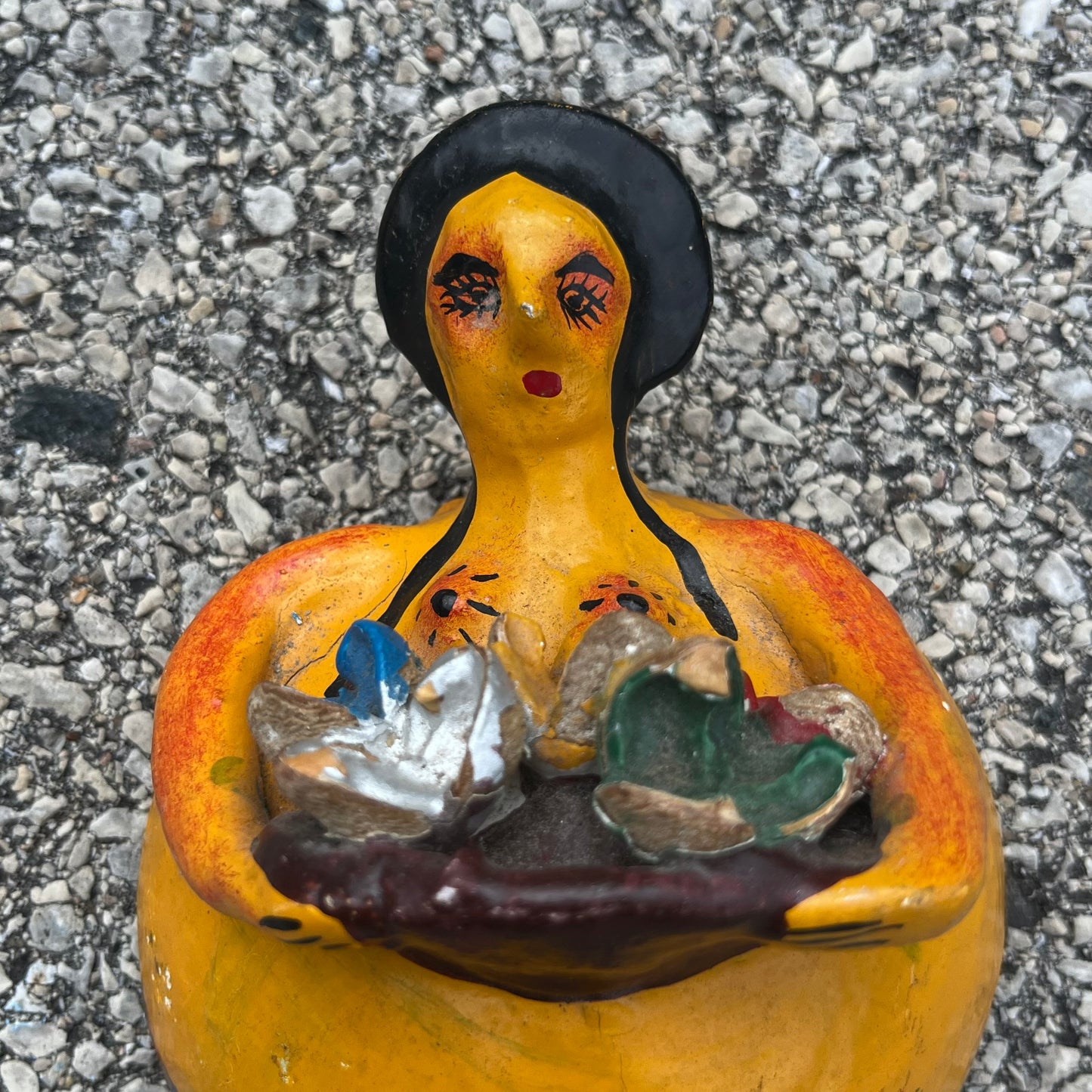 Vintage coconut mermaid.