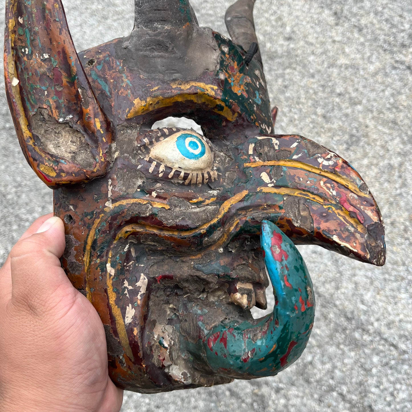1970s ceremonial Diablo mask.