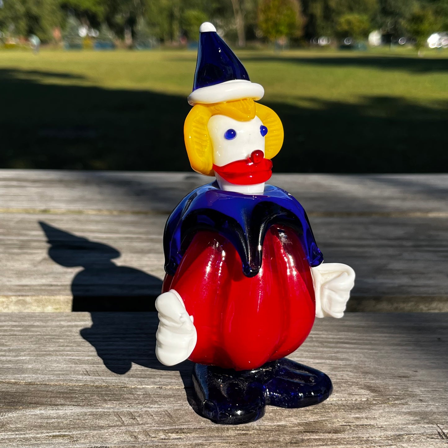 1960s Murano glass clown.