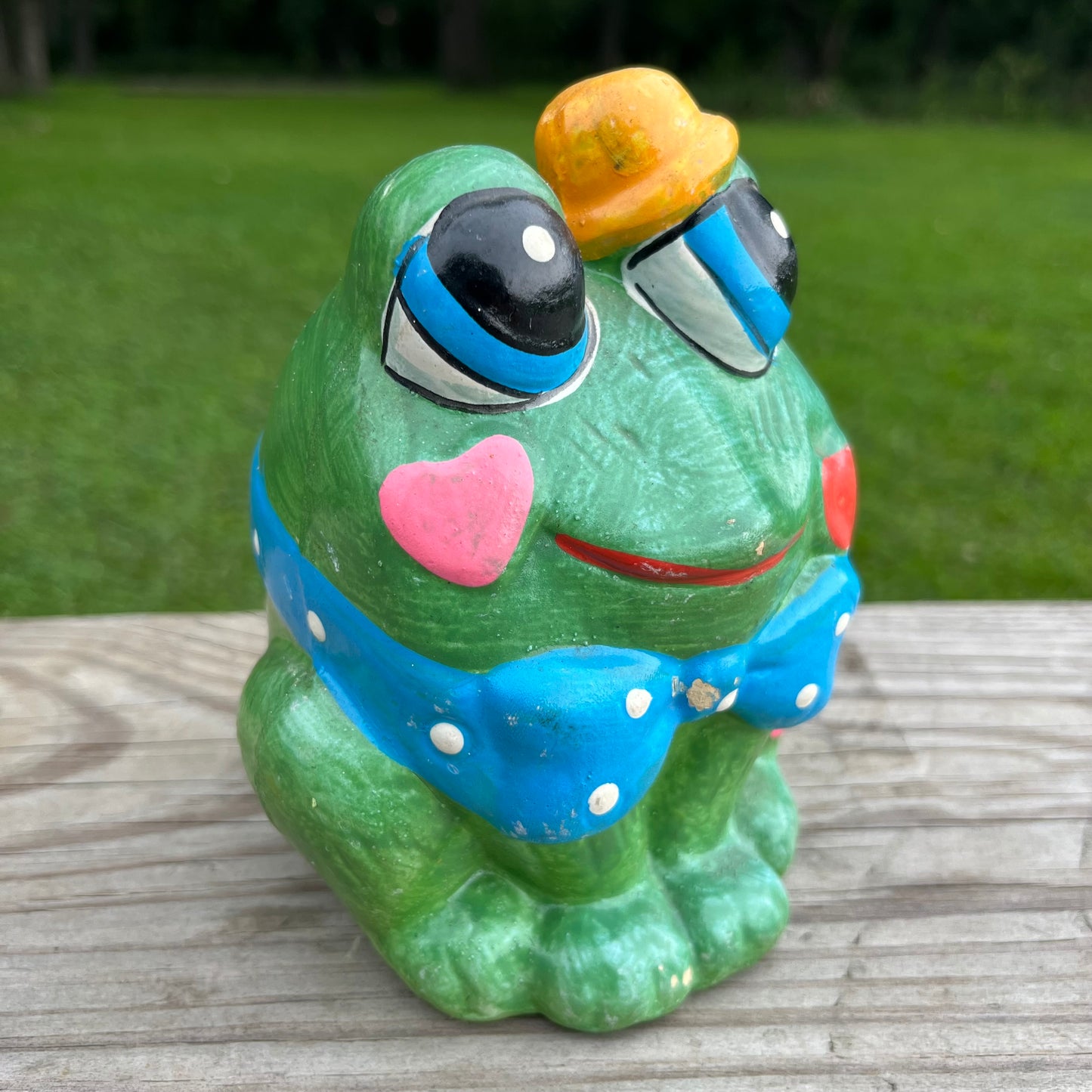 Vintage ceramic coin bank.