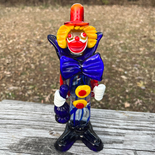 Vintage Murano glass clown.