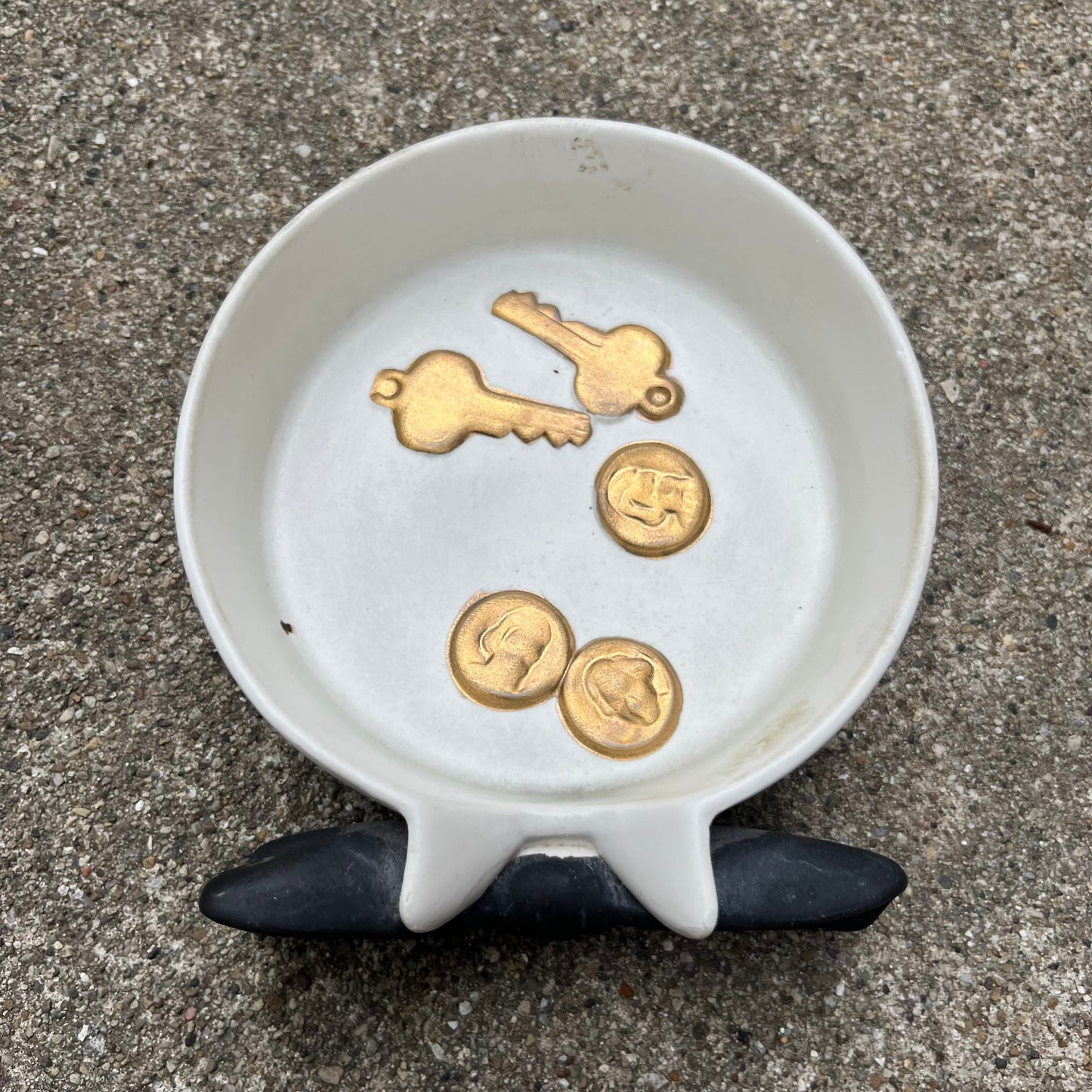 1960s Bowtie change dish.