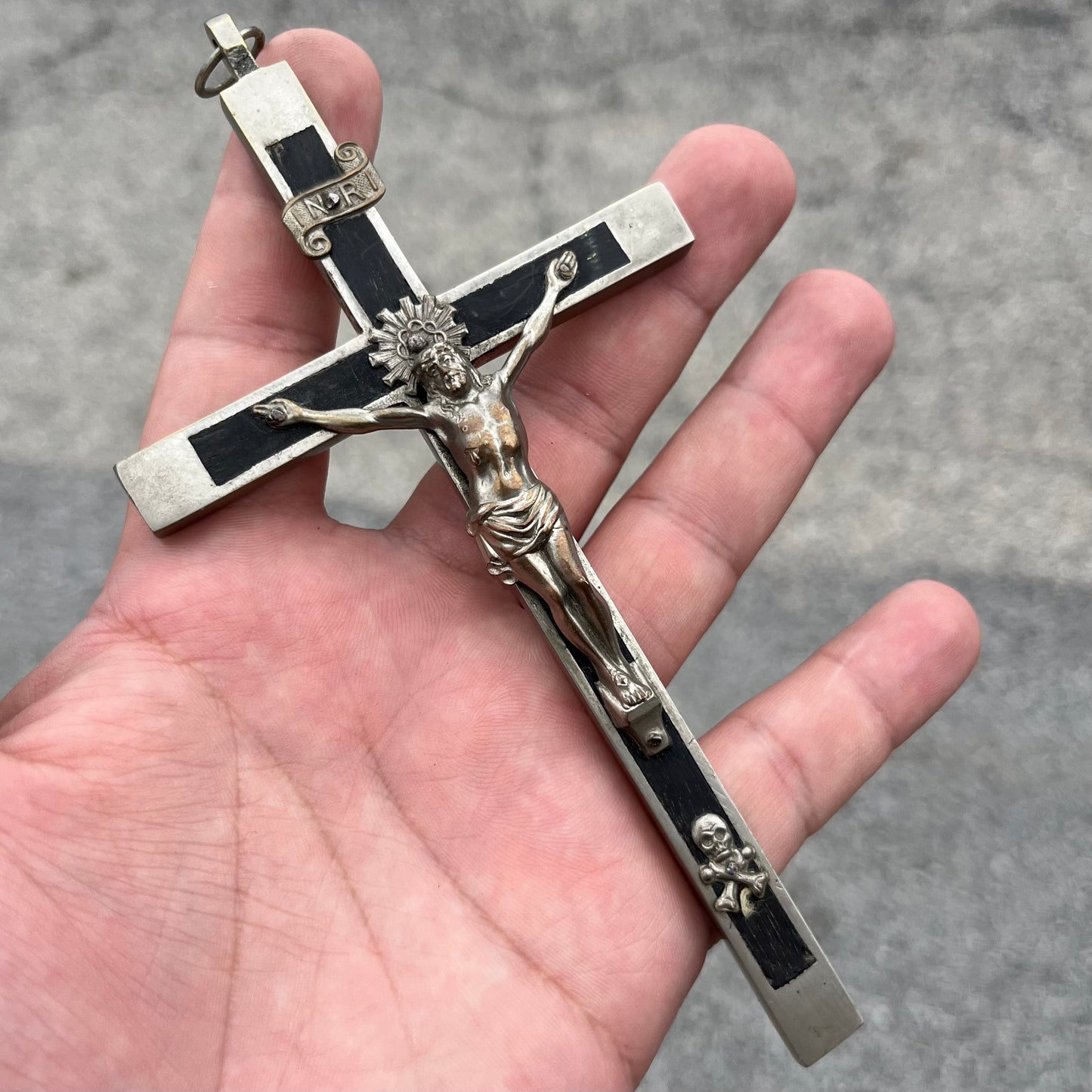 1930s/1940s Skull and Bones Crucifix.
