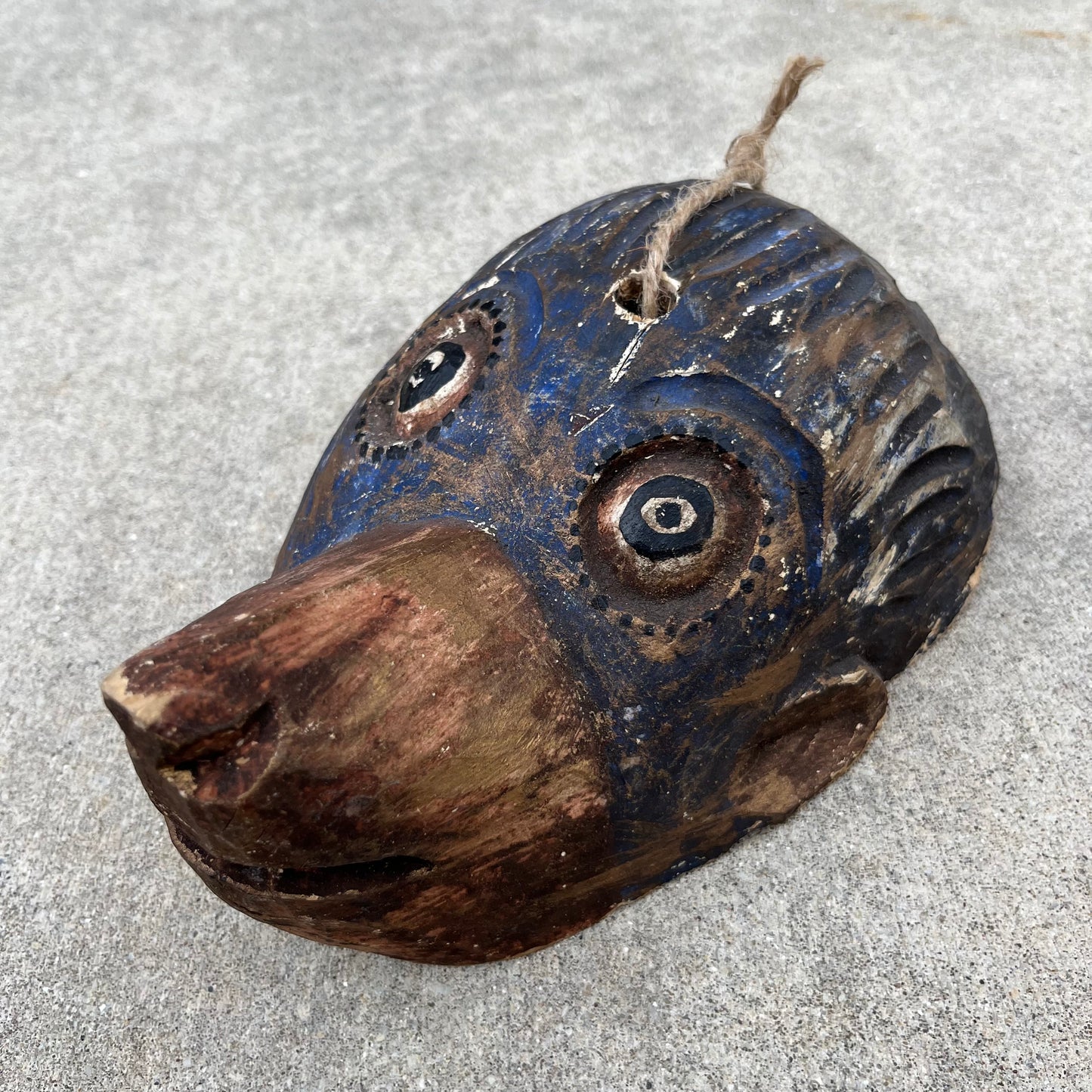 Early 1900s Guatemalan rabbit mask.