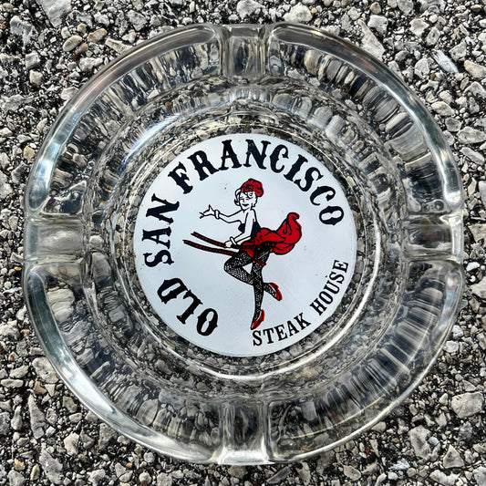 1970s Old San Francisco steak house ashtray.