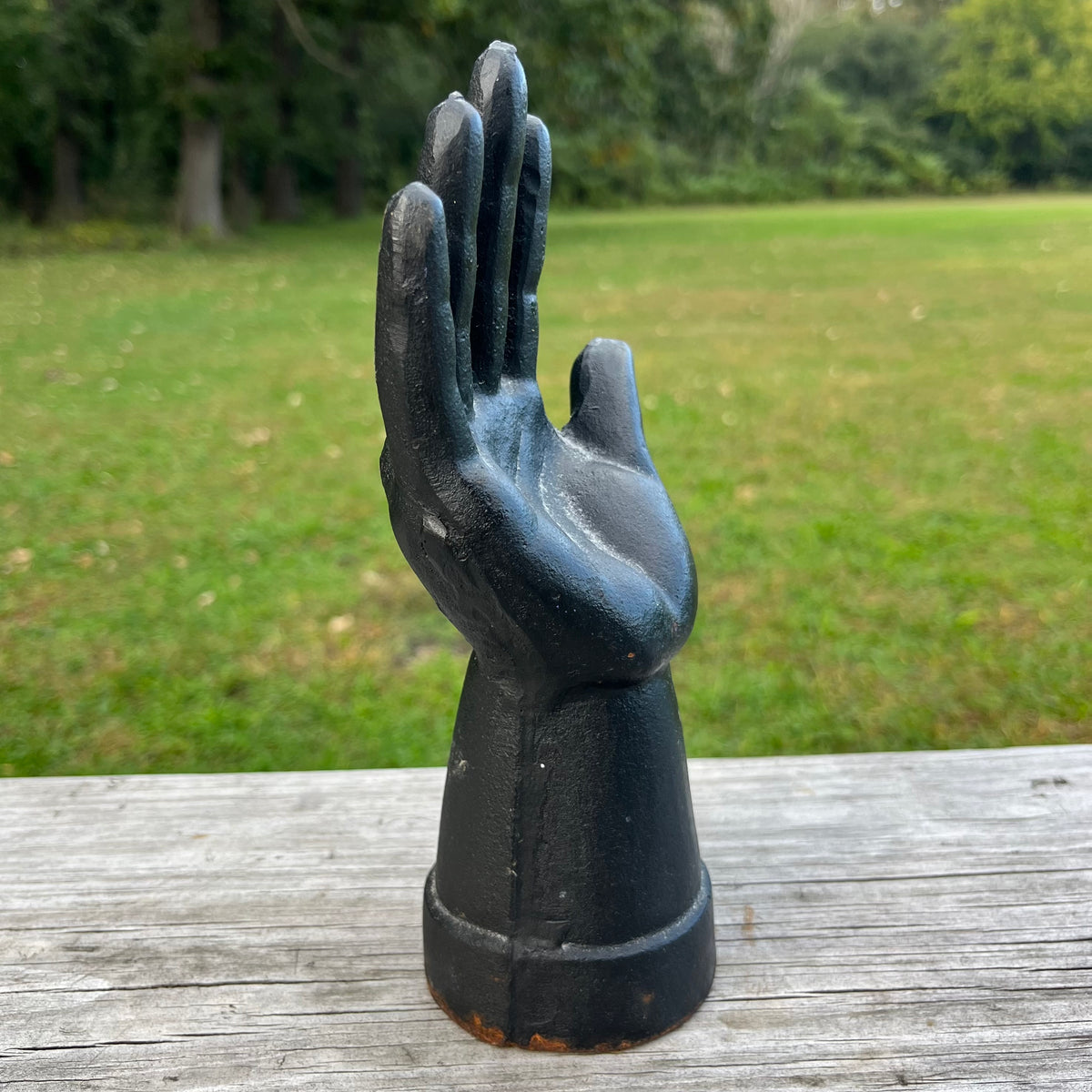 Vintage cast iron hand.