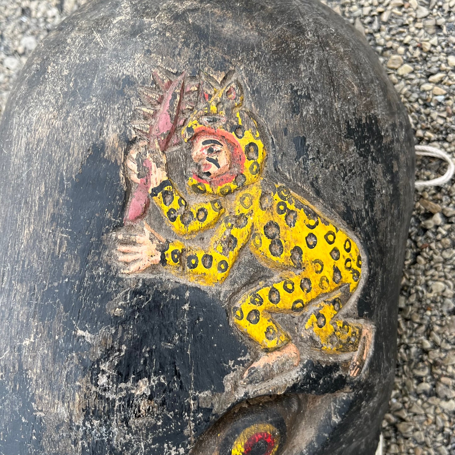 Early 1900s Wooden crow mask.