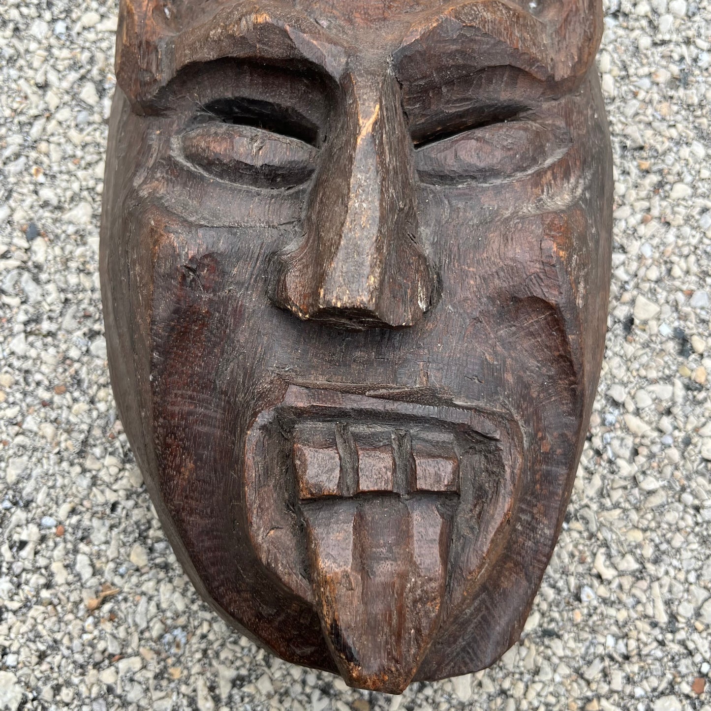 Vintage Mexican diablo mask.