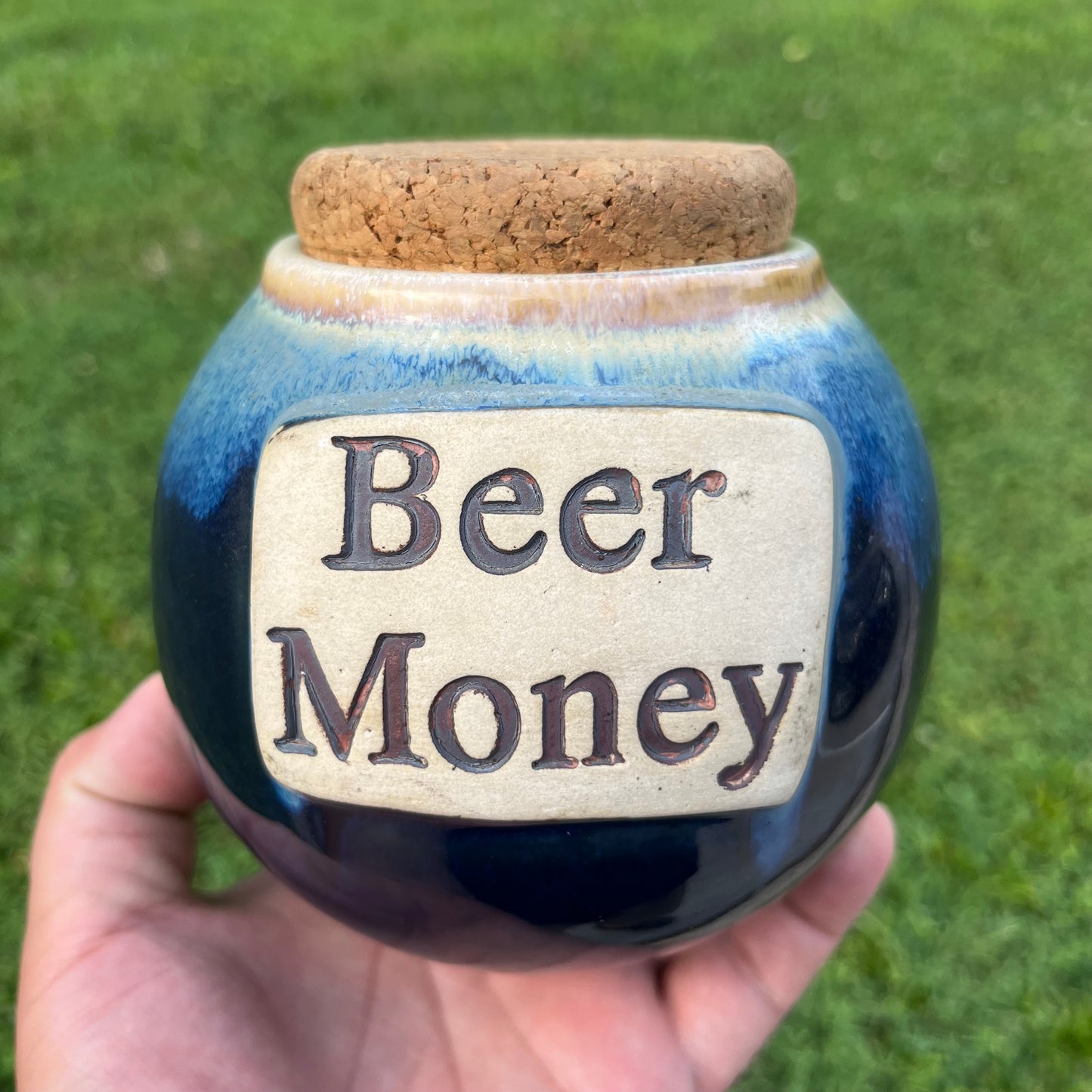 90s "Beer money" stash jar.