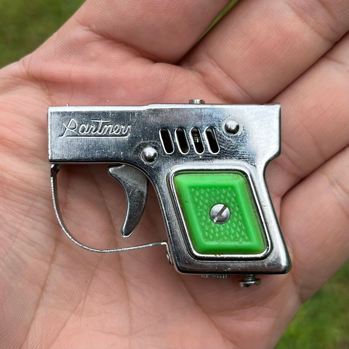 1950s Partner pistol lighter.
