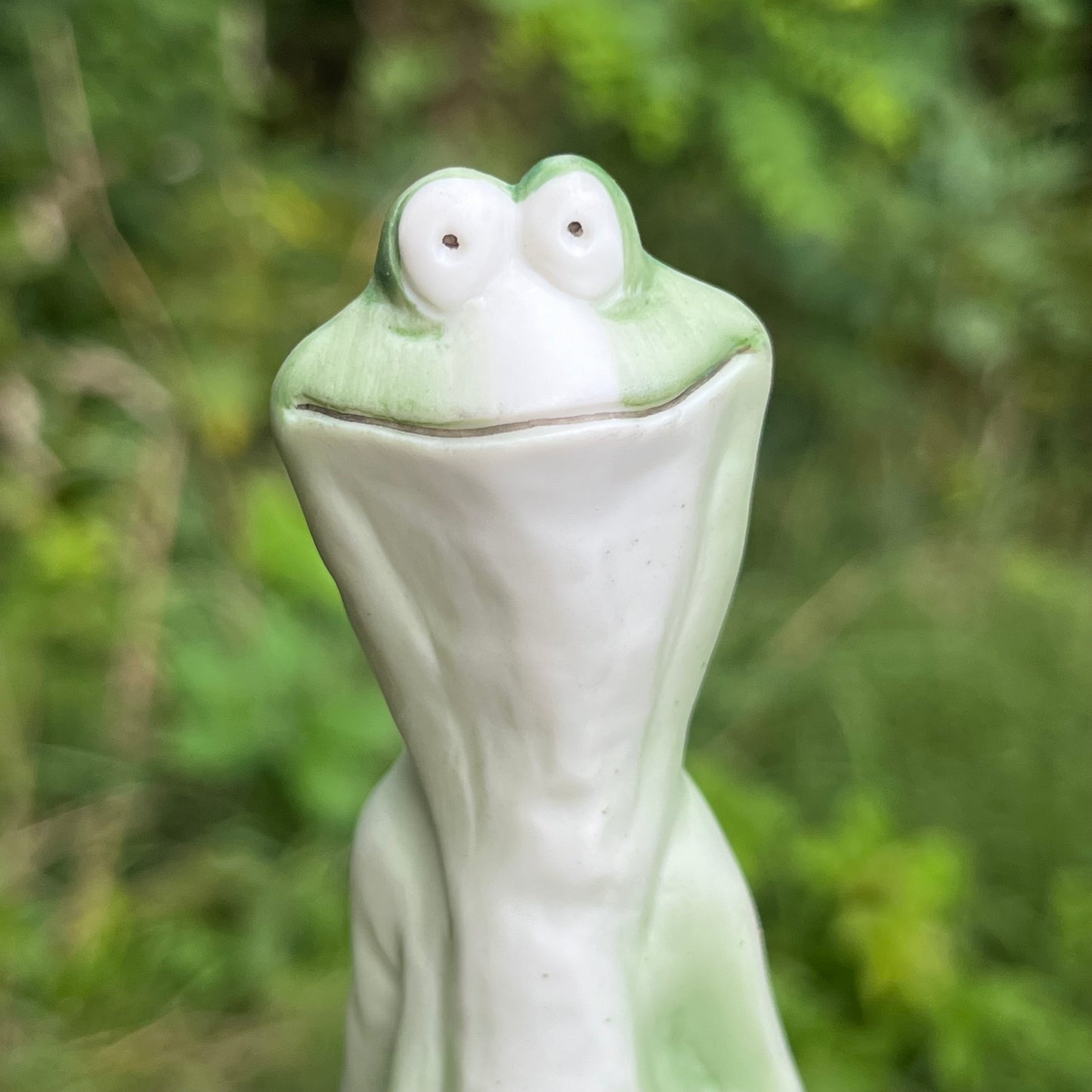 1982 Jessica DeStefano ceramic frog.