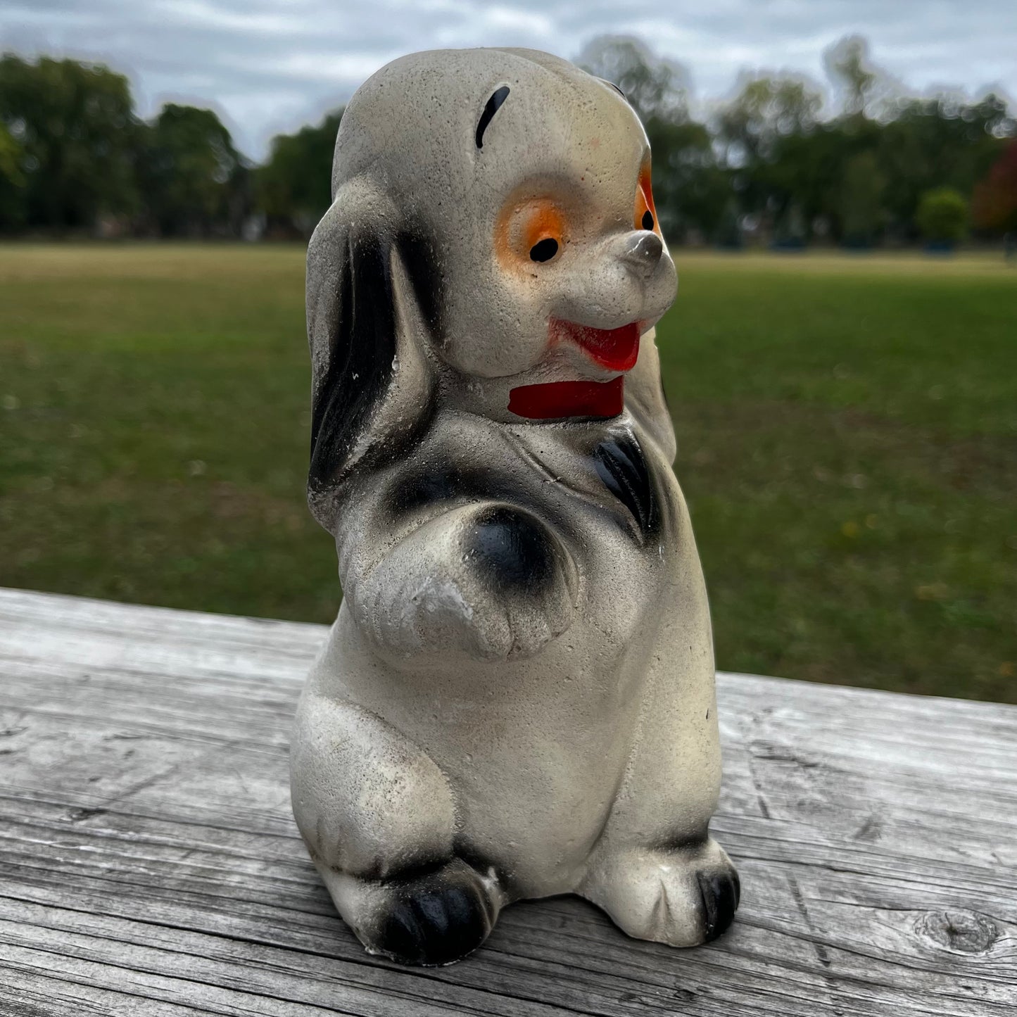 1940s Chalkware pup.