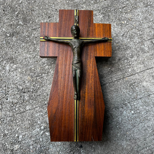 Vintage sick call crucifix.