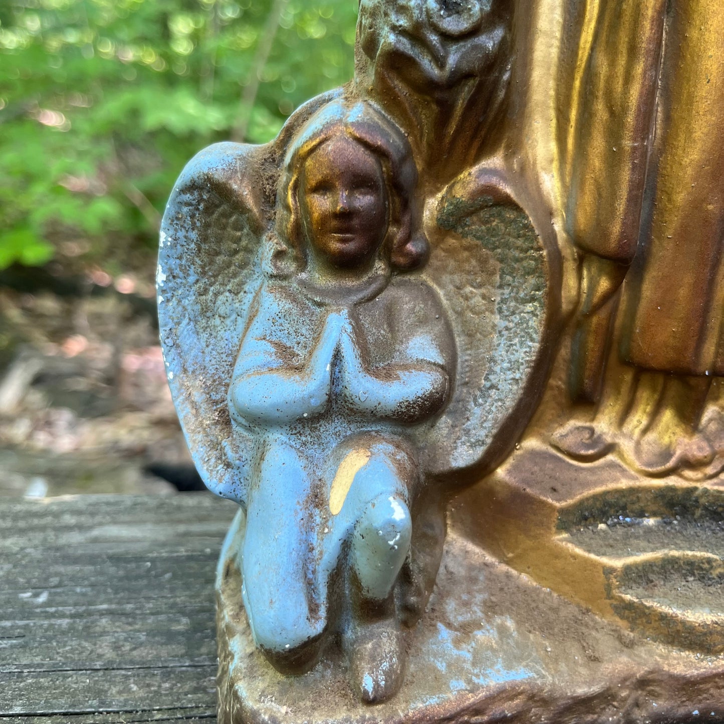 1960s Chalkware St. Theresa statue.