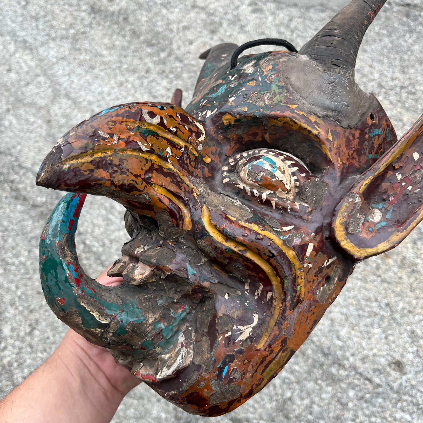 1970s ceremonial Diablo mask.