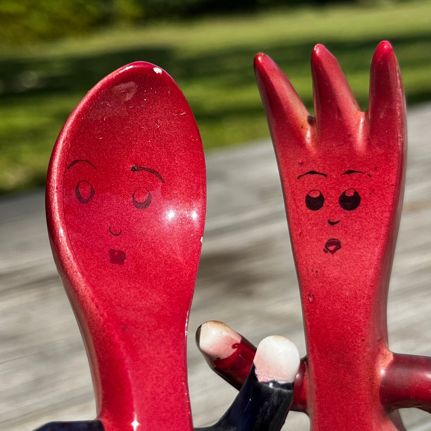 1950s Fork and Spoon salt n’ pepper shakers.