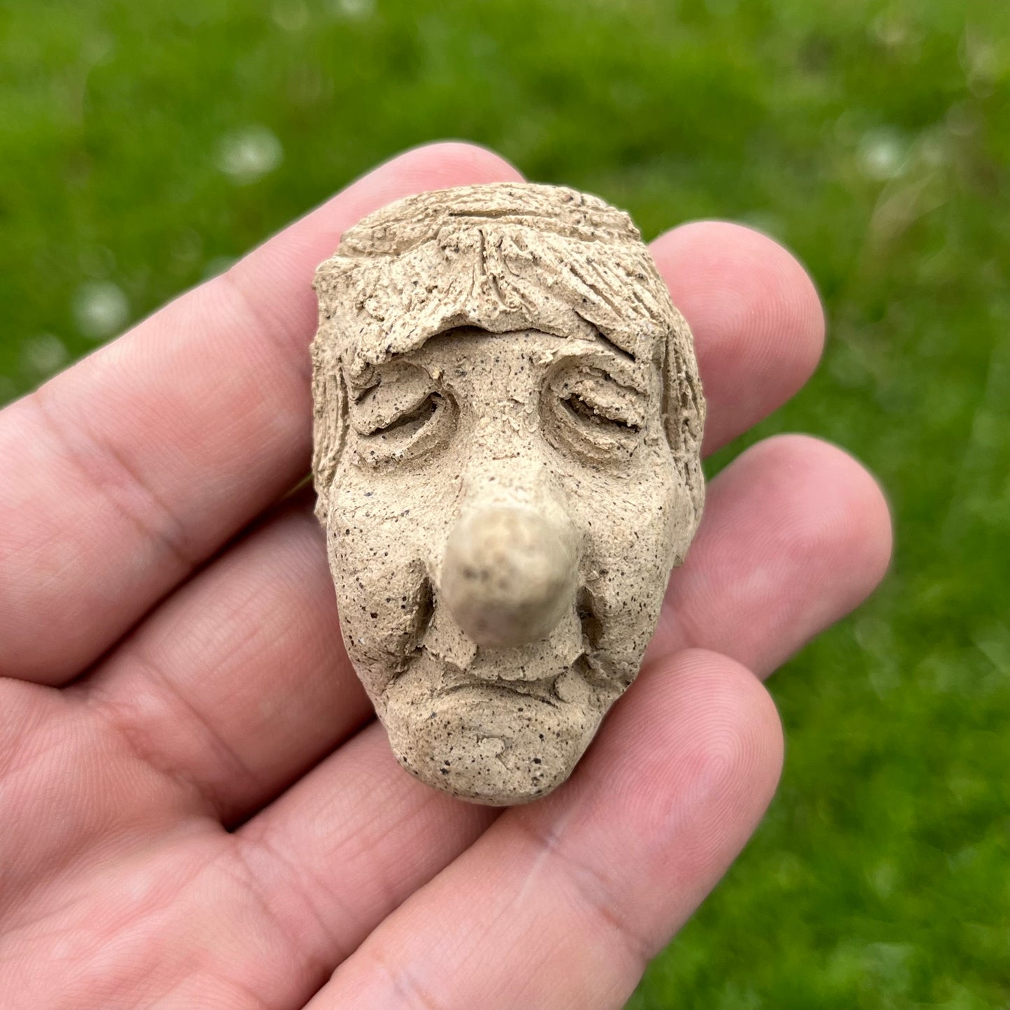 90s Clay sculture by Charlotte Burgess.
