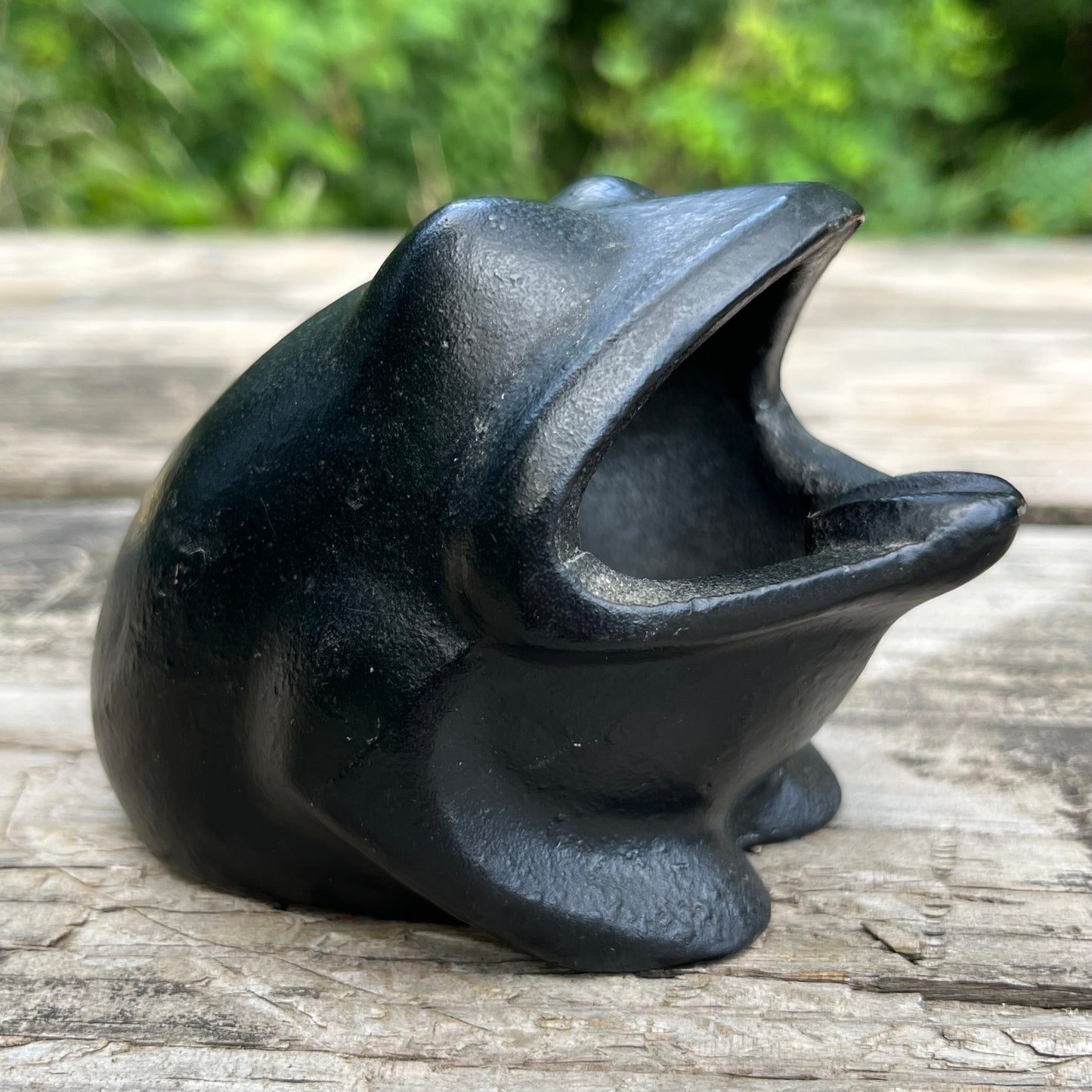 Vintage Robert Emig frog ashtray.