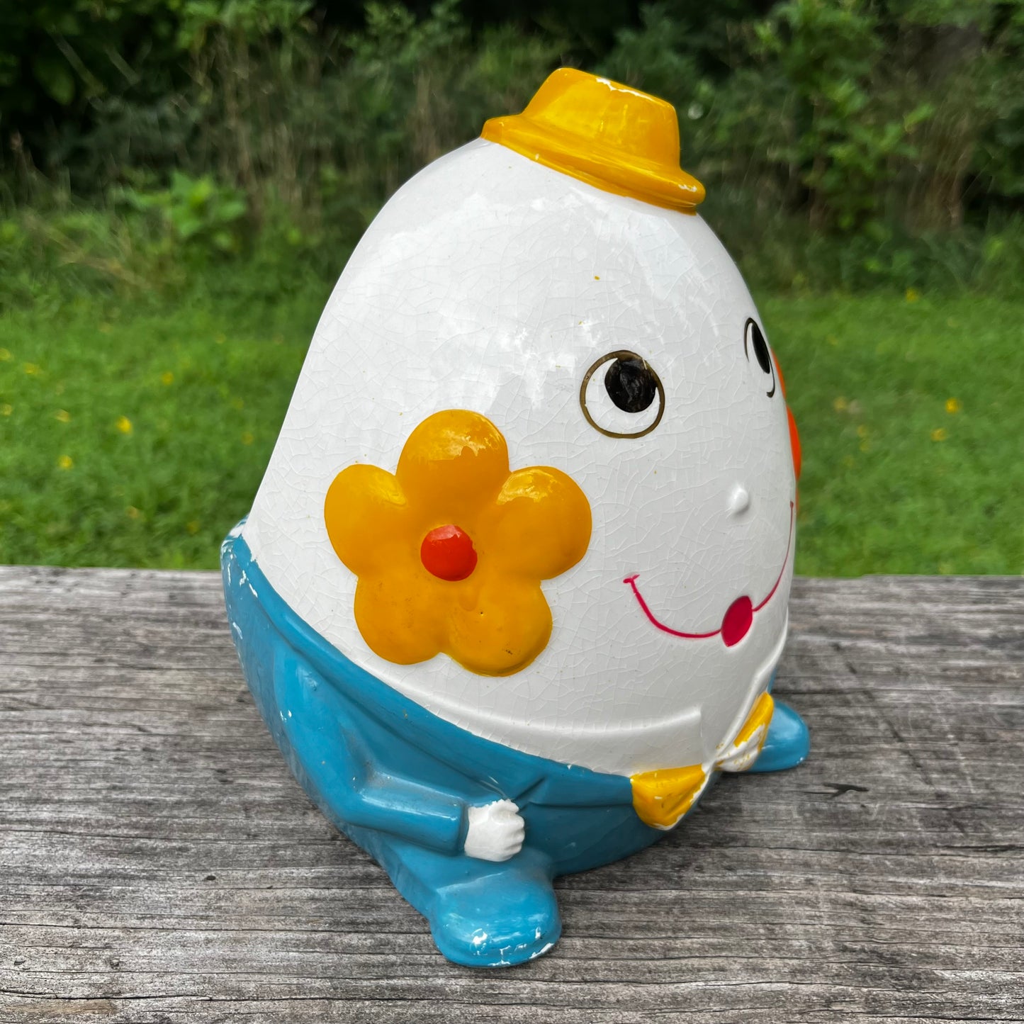 1960s Humpty Dumpty planter.