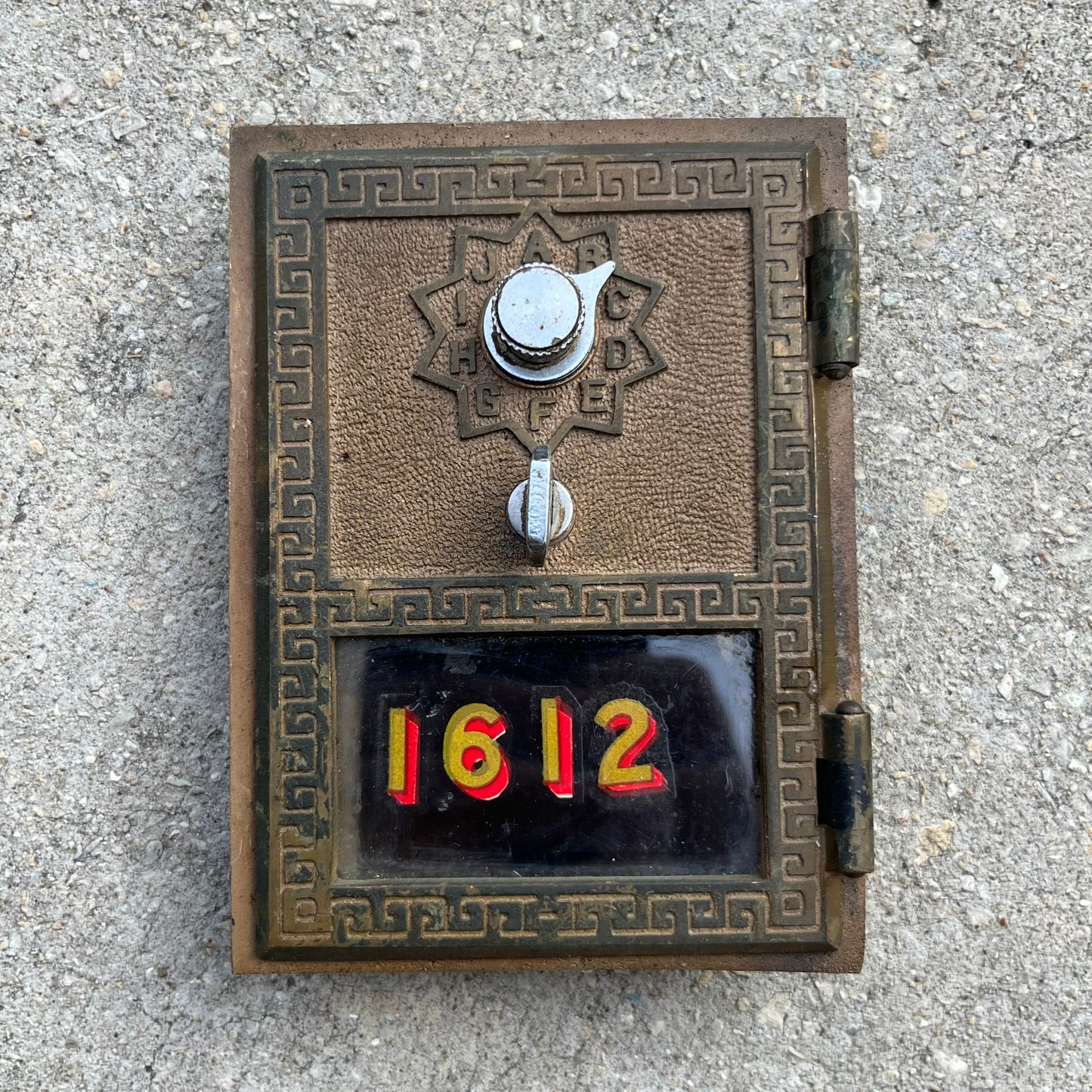 1950s U.S. P.O. Box door.