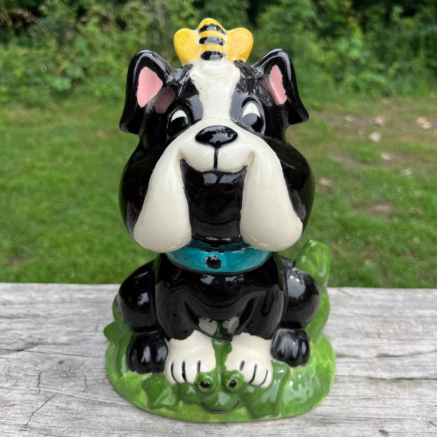 Vintage ceramic bulldog.